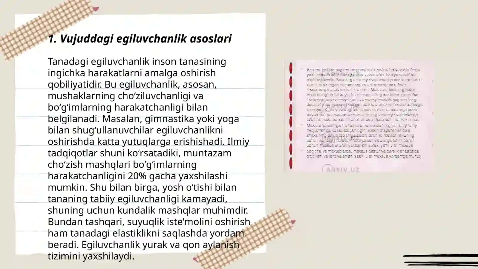 Xulq atvorda egiluvchanlikni shakllantirishga mo'ljallangan mashqlar 3