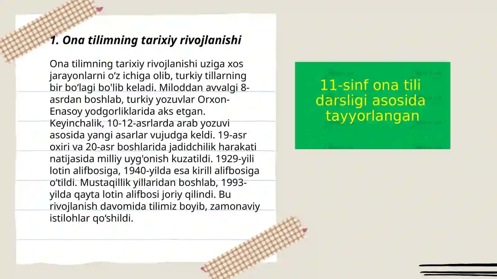Ona tilim 3