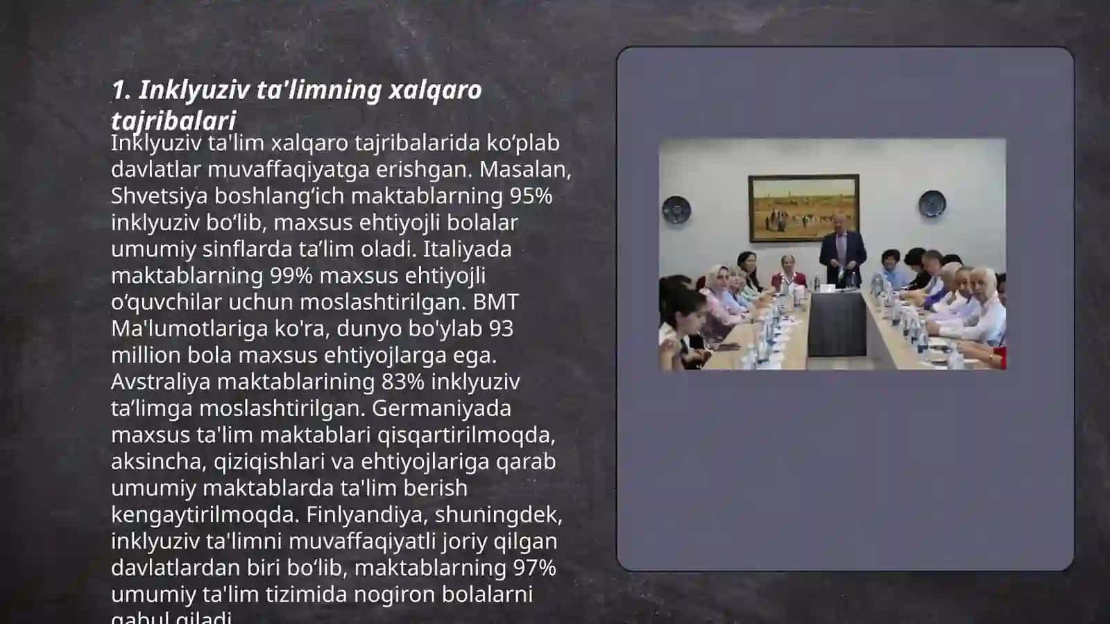 Inklyuziv taʼlim rivojidagi xalqaro tajribalar 3