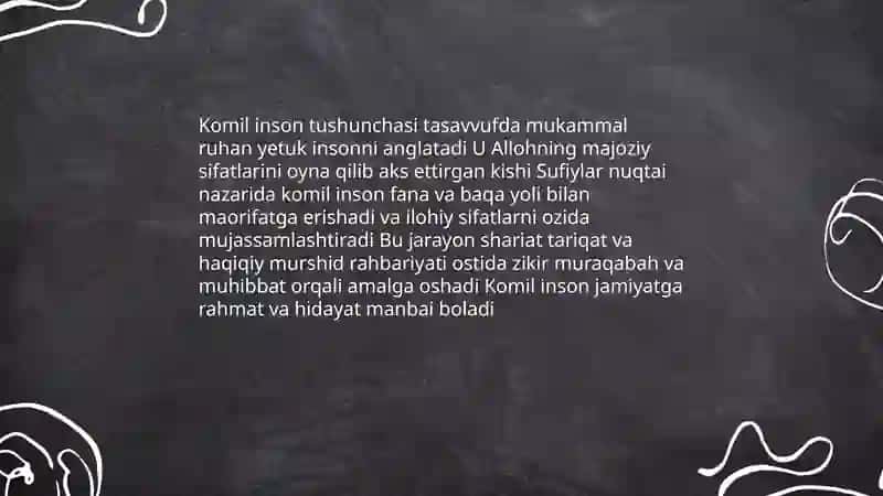 Komil inson tushunchasi tasavvufda 3