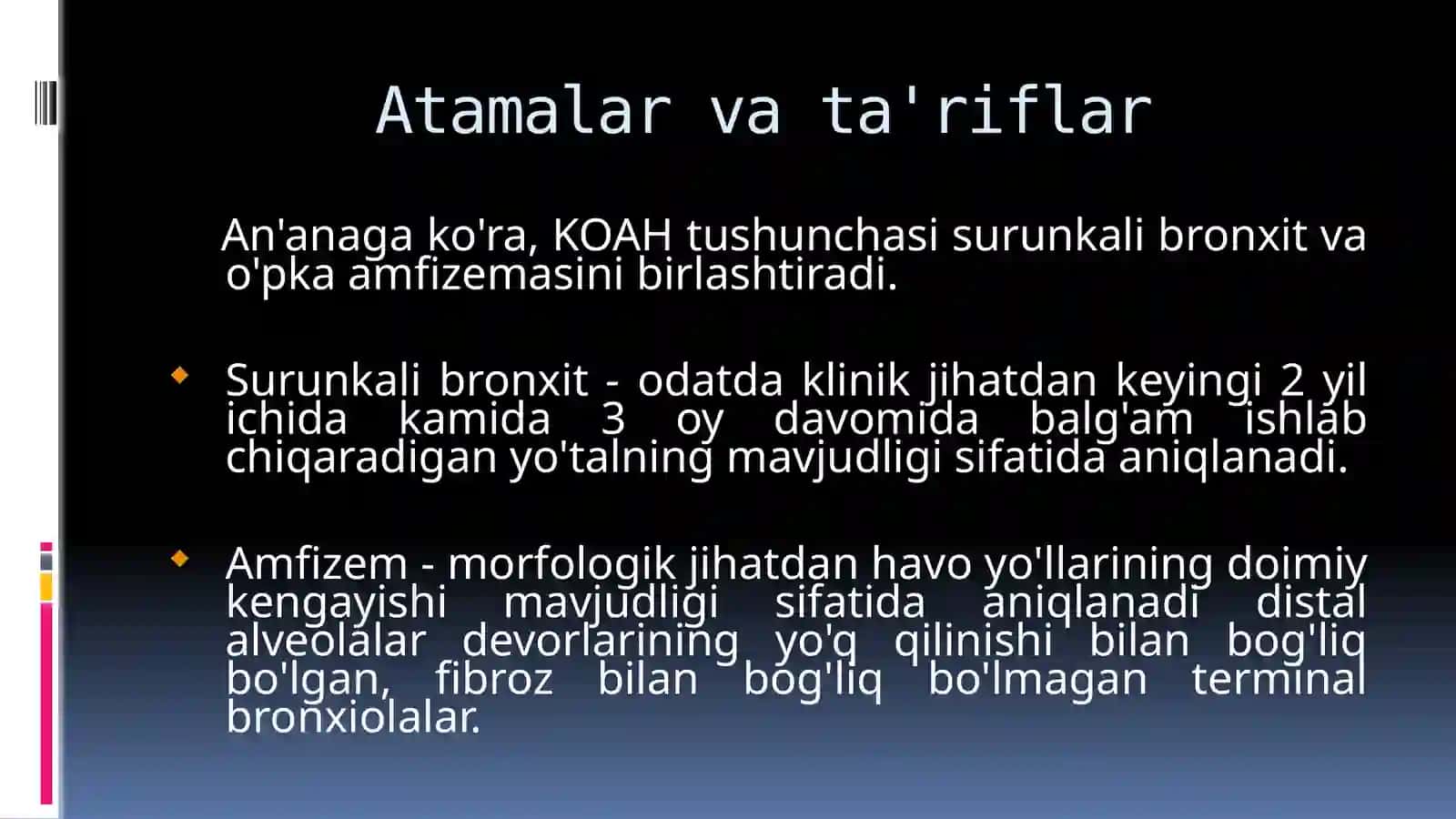 Surunkali obstruktiv o'pka kasalligi 3
