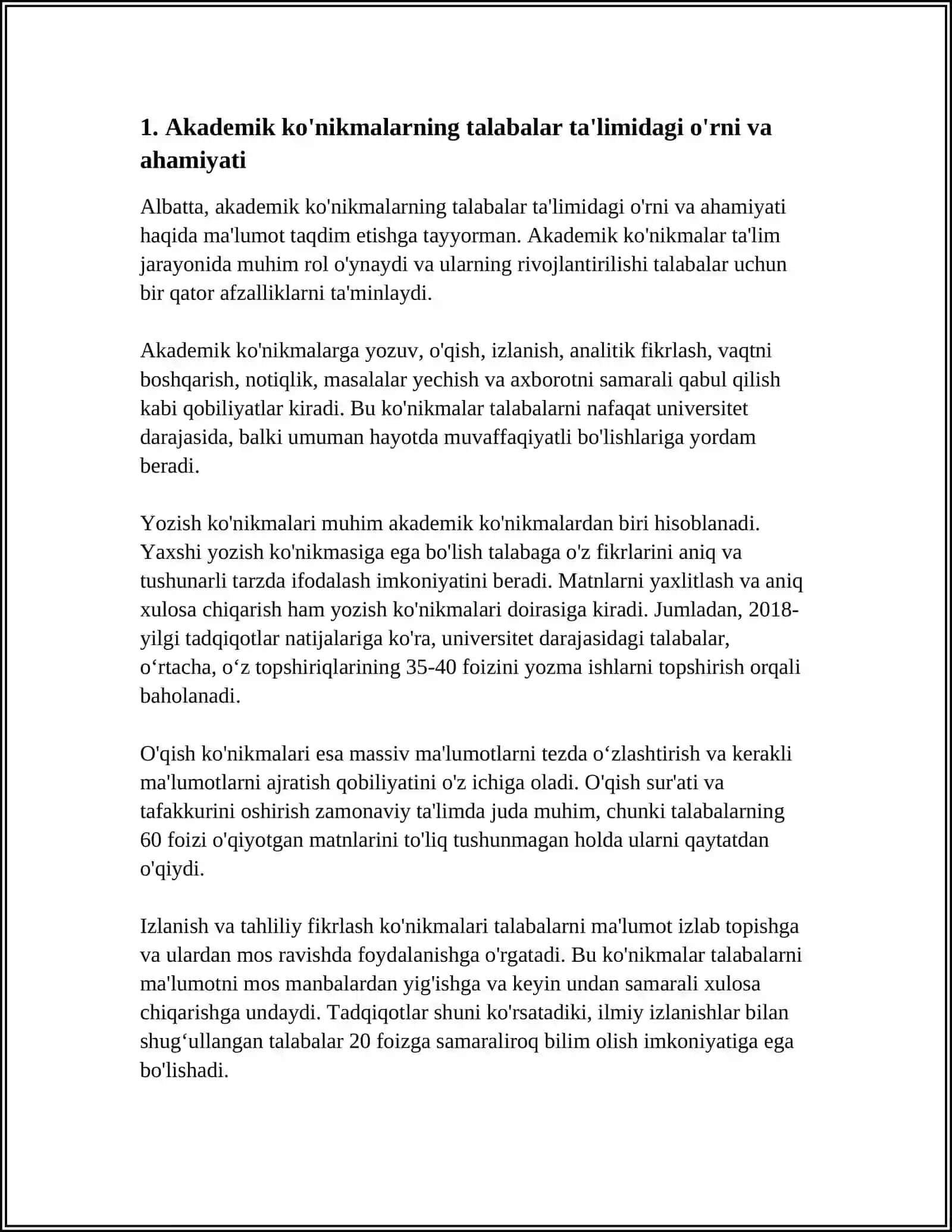 AKADIMEK KÕNIKMALARNING TALABALAR FOALIYATIDAGI AHAMIYATI VA DOLZARBLIGI 3
