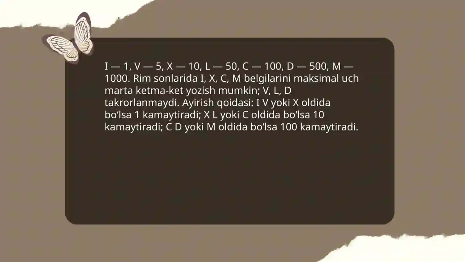 Rim sonlari. Rim kalendari 3