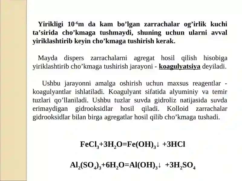 Oqova suvlarni fizik-kimyoviy tozalash usullari 3