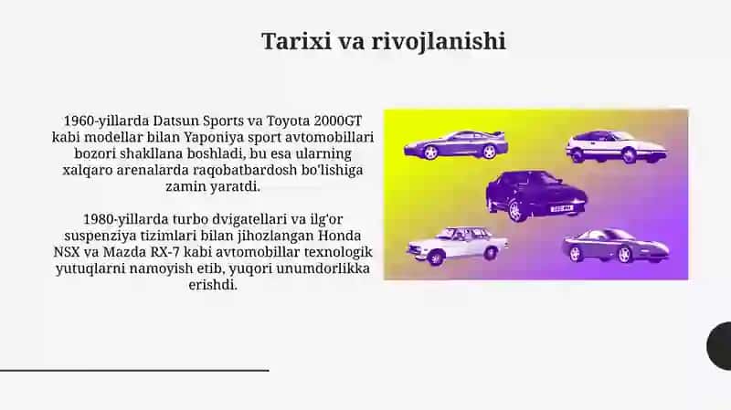 Sport mashinalar yapon texnalogiyasi 3