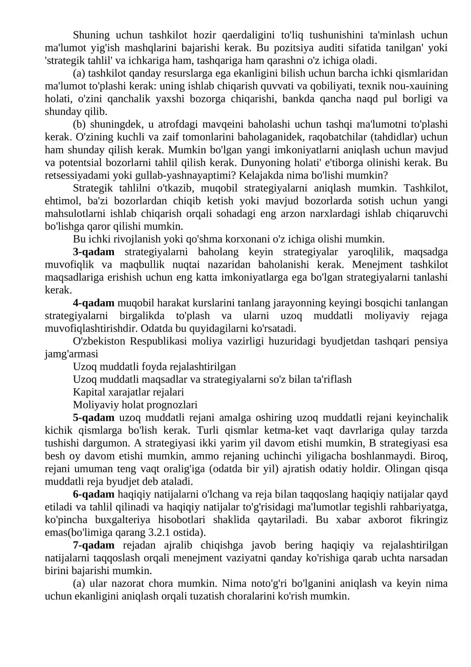 Qayta ko‘rib chiqish - Byudjetlashtirish tizimlarining vazifalari 3