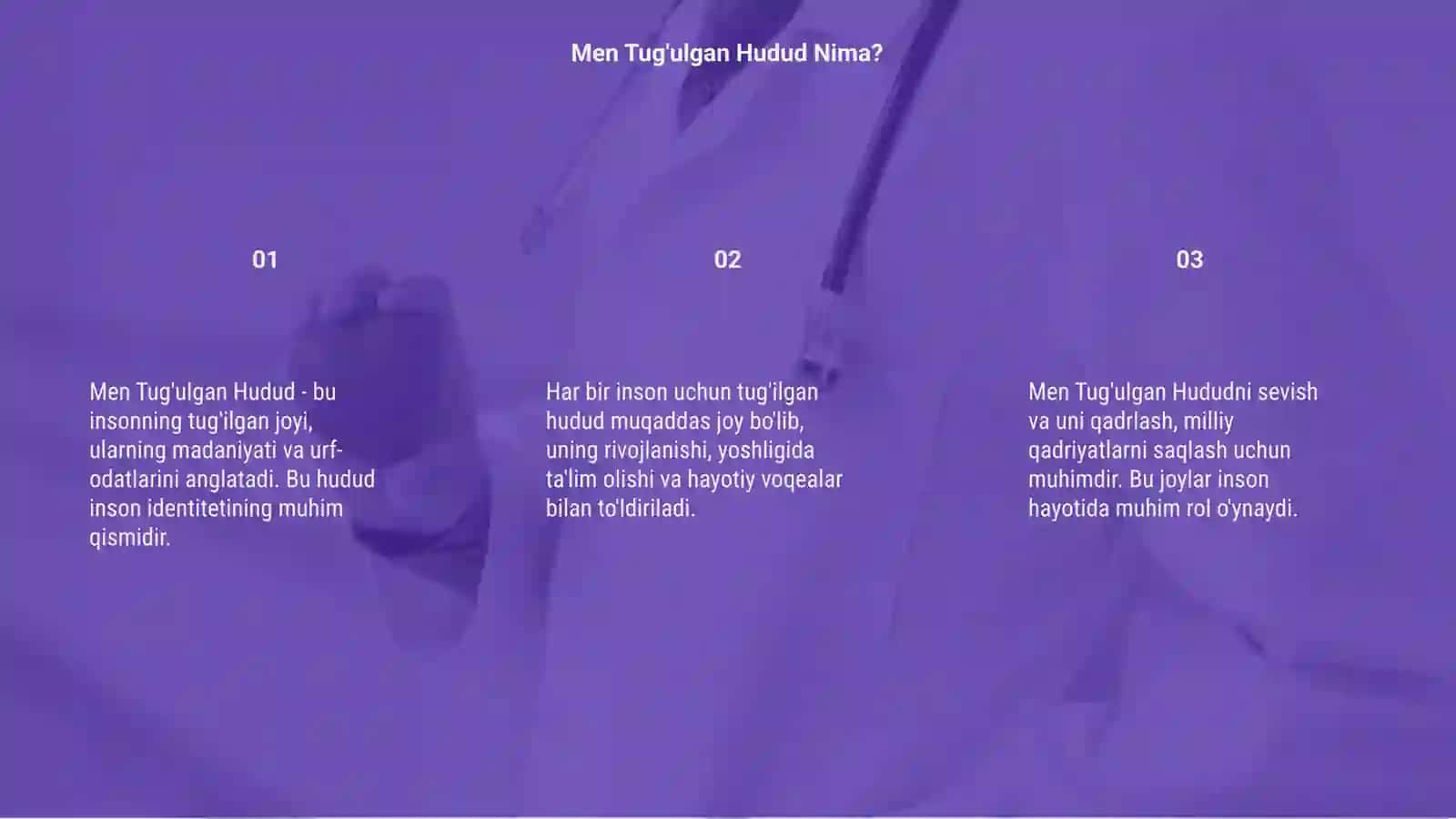 Men Tug'ulgan Hudud 3