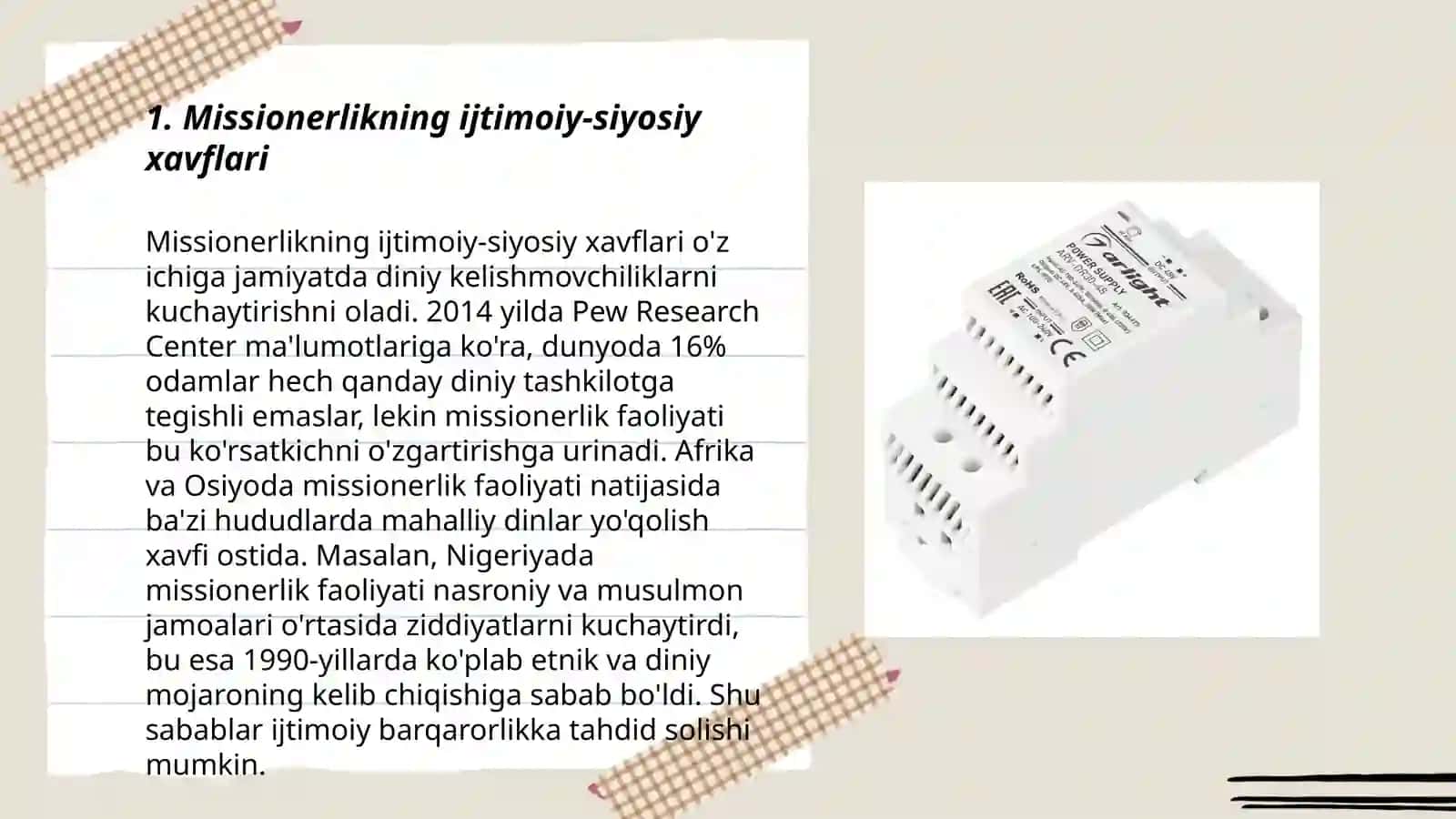 Kiber makonda din.Missionerlik va prozeletizmning ijtimoiy-siyosiy xavfi 3