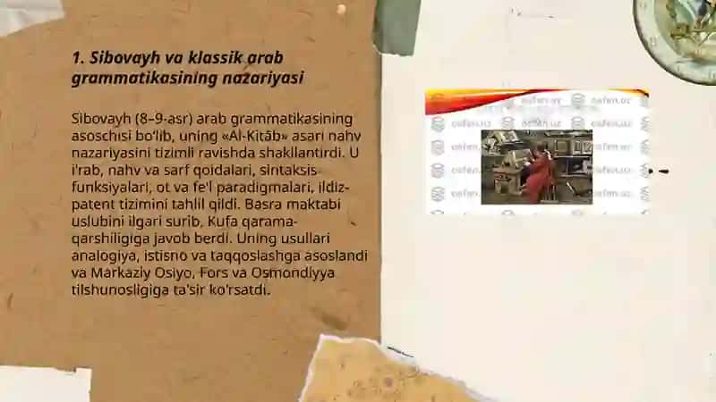 O'rta asrlar tilshunosligi (Arab, O'rta Osiyoda tilning taraqqiyoti) 3