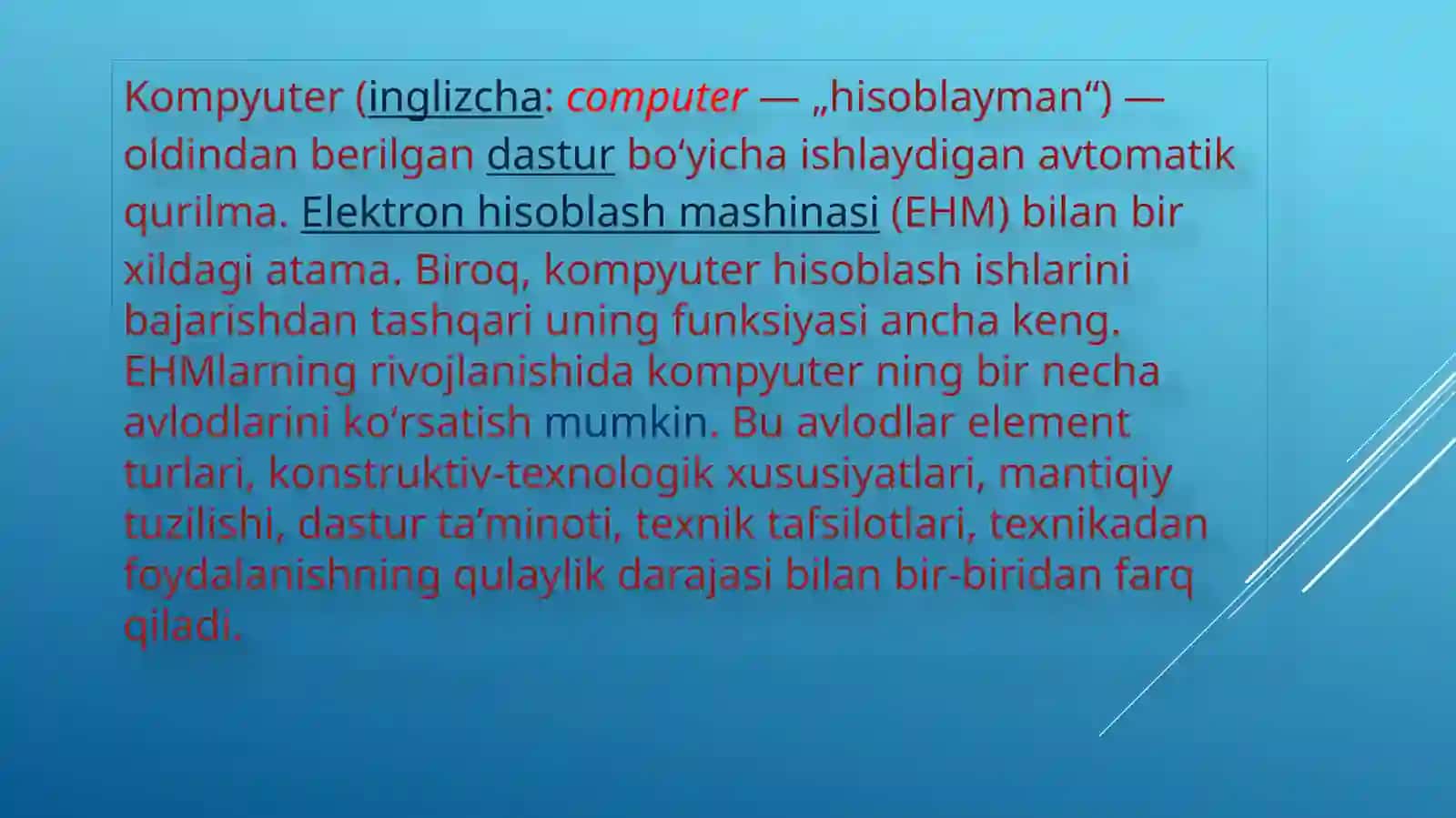 Zamonaviy kompyuter texnik taminoti 3