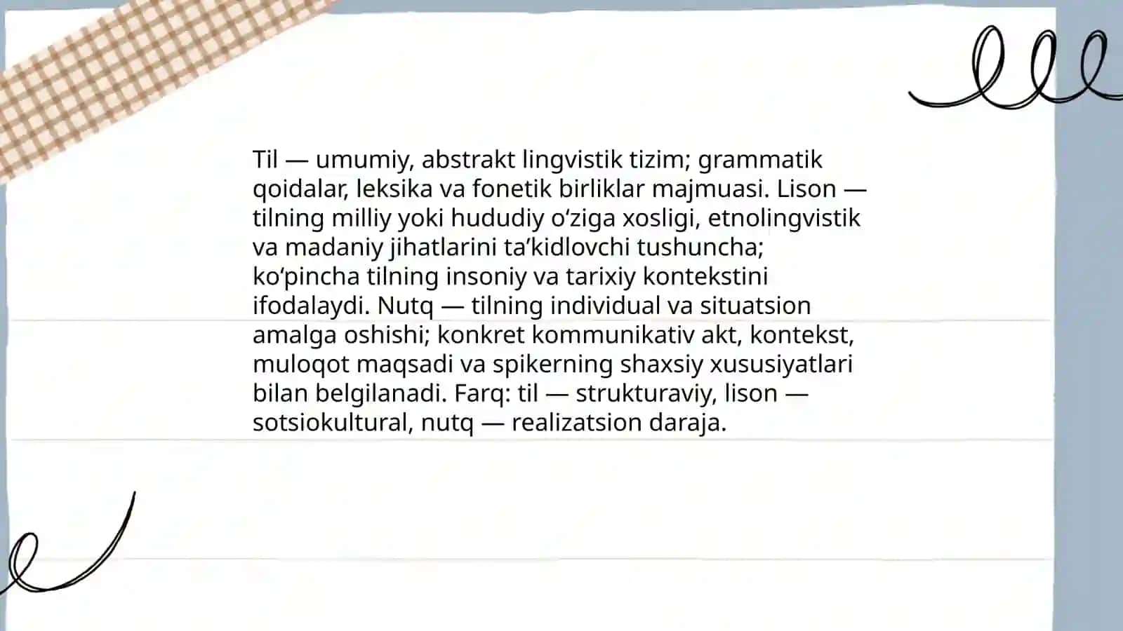 Til, lison va nutq munosabati 3