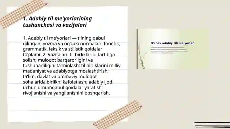 Òzbek tilining adabiy me’yorlari 3