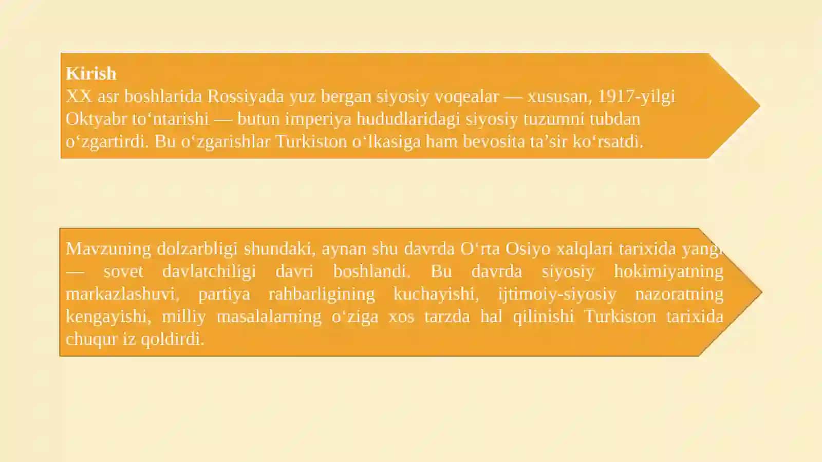 Turkistonda sovet boshqaruv tizimining shakllanishi, davlat boshqaruvining oʻziga xos jihatlari 3