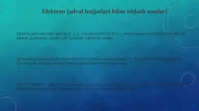 Jadvallielektronhujjatlarniqaytaishlash 3