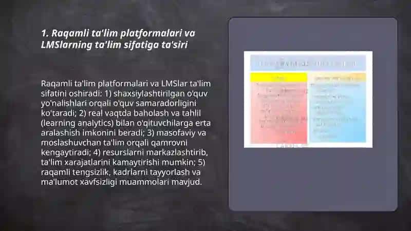 Raqamli ta'lim platformalari va LMSlarning ta'lim sifatiga ta'siri 3