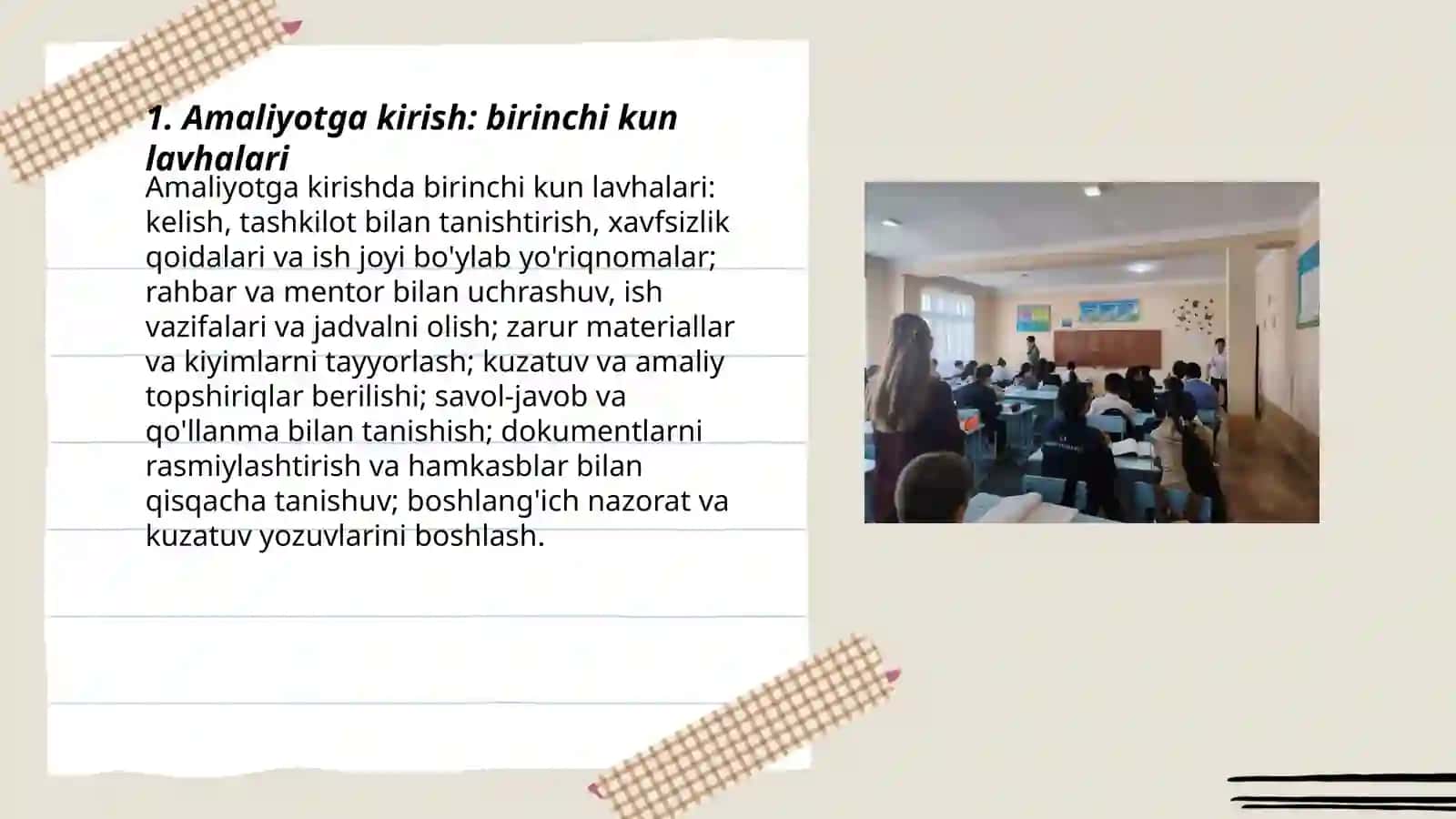 Amaliyot jarayondan lavhalar 3