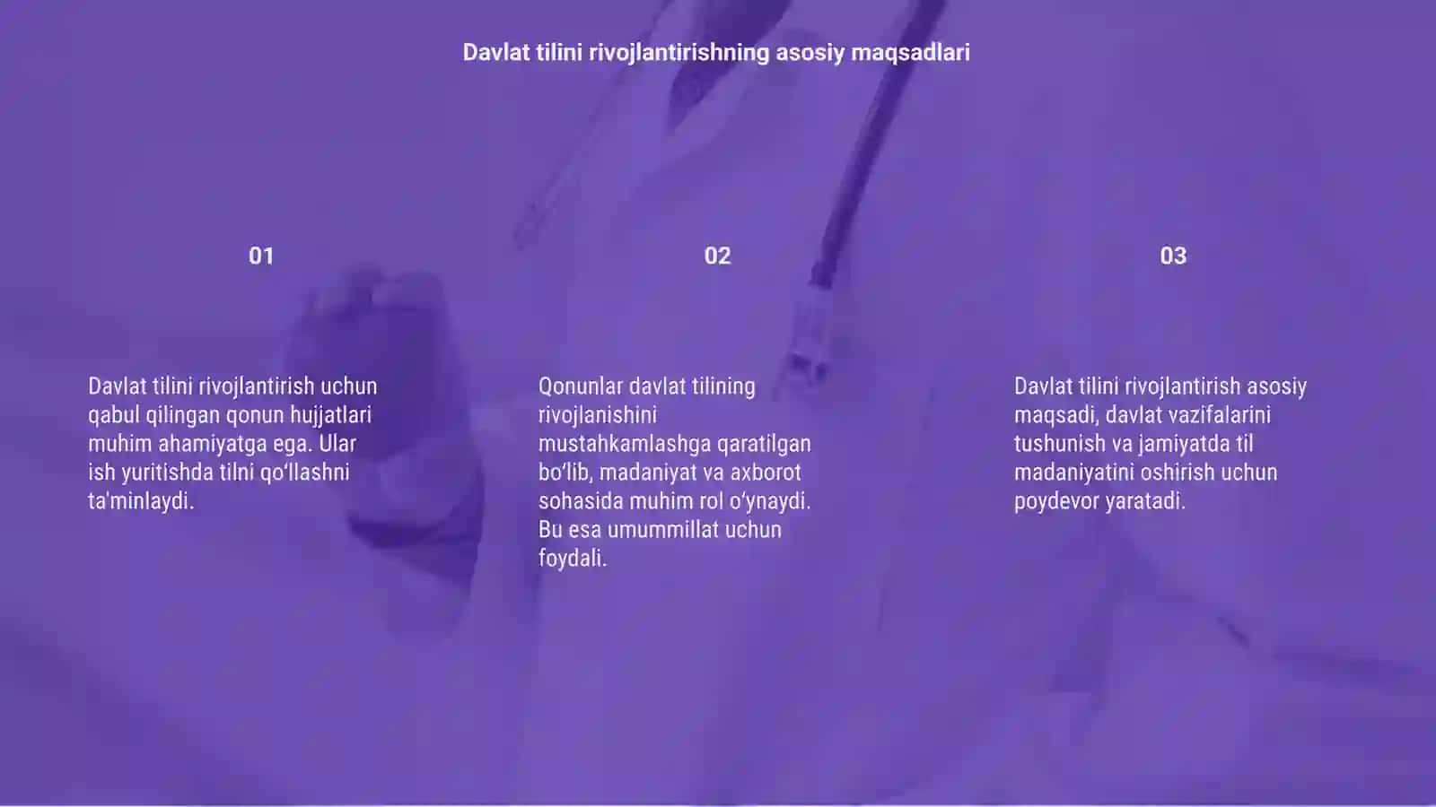 Davlat tilini rivojlantirish yoʻlida qabul qilingan qonun hujjatlarining davlat tilida ish yuritishda ahamiyati 3
