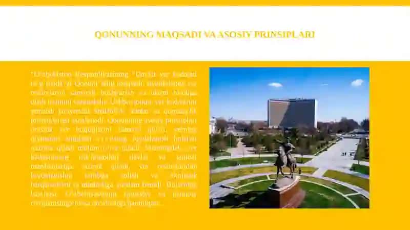 O‘zbekiston Respublikasining “Davlat yer kadastri to‘g‘risida”gi Qonuni 3