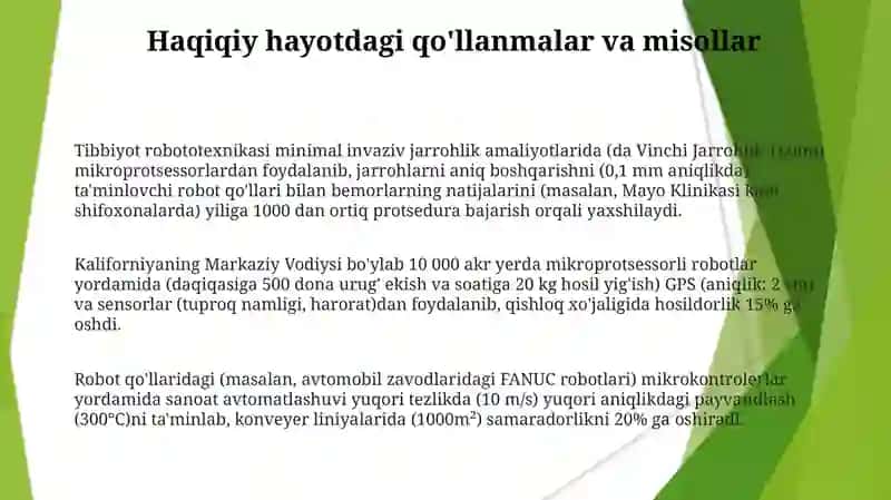 Mikrokontrollerlarda robotlarni yiģish 3