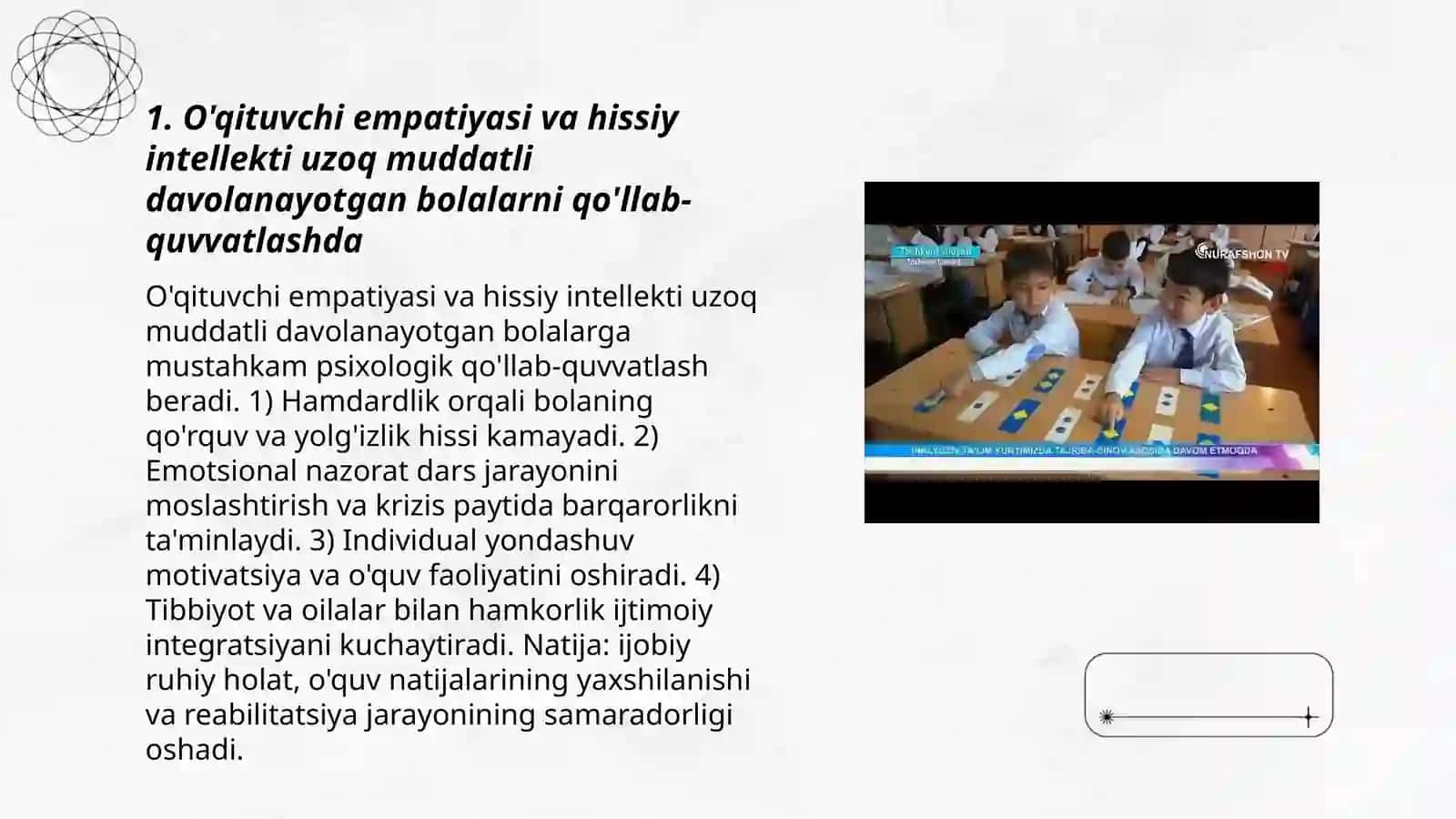 Uzoq Muddatli Davolonayotgan Bolalarni Psixologik-Pedogogik Qo'llab Quvvatlashda O'qituvchi Shaxsi 3