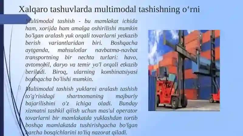 Xalqaro transport tashuvlari va unda bojxona organlarining asosiy vazifalari 3