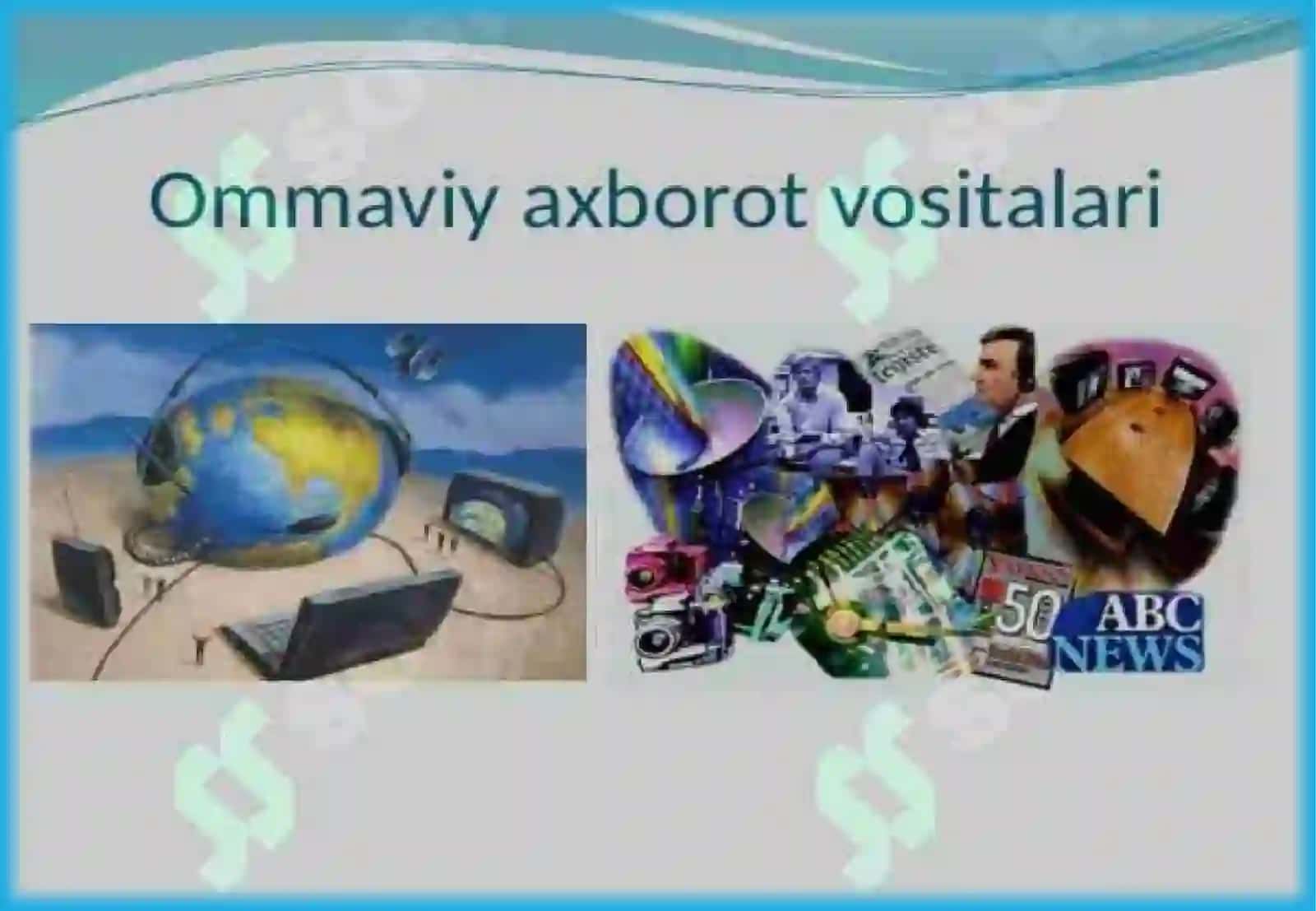Ommaviy axborot vositalari 3