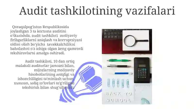 Auditorlik tashkilotining majburiyatlari 3