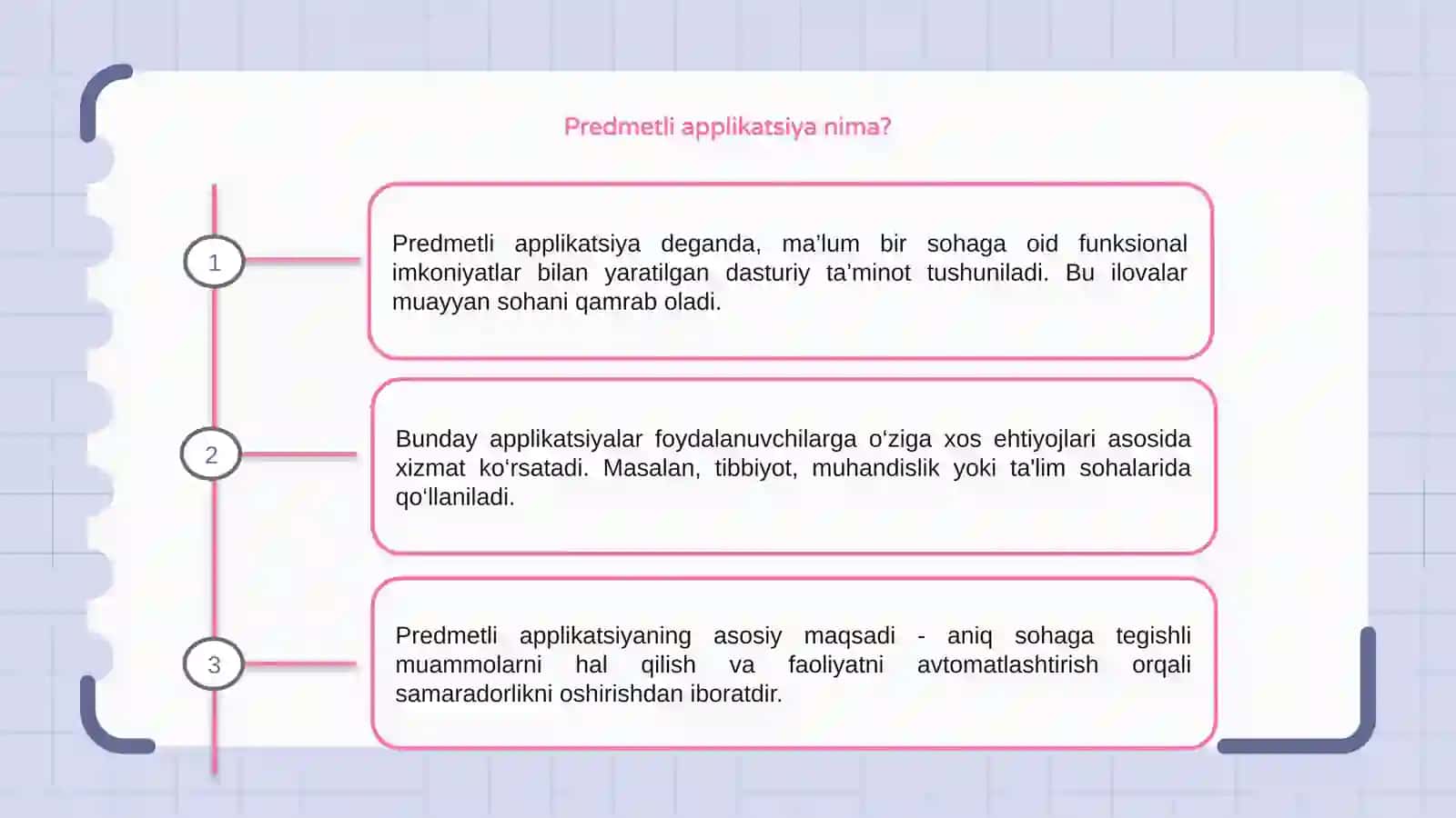 Predmetli applikatsiya 3