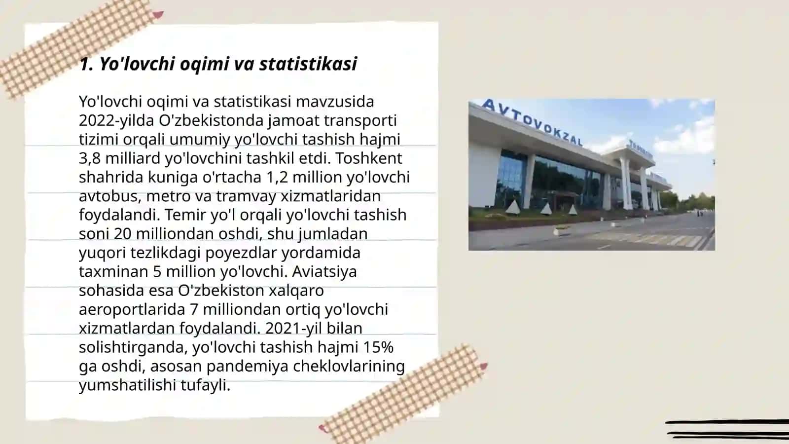 Yo'lovchi avtovokzallari va avtostansiyalari 3