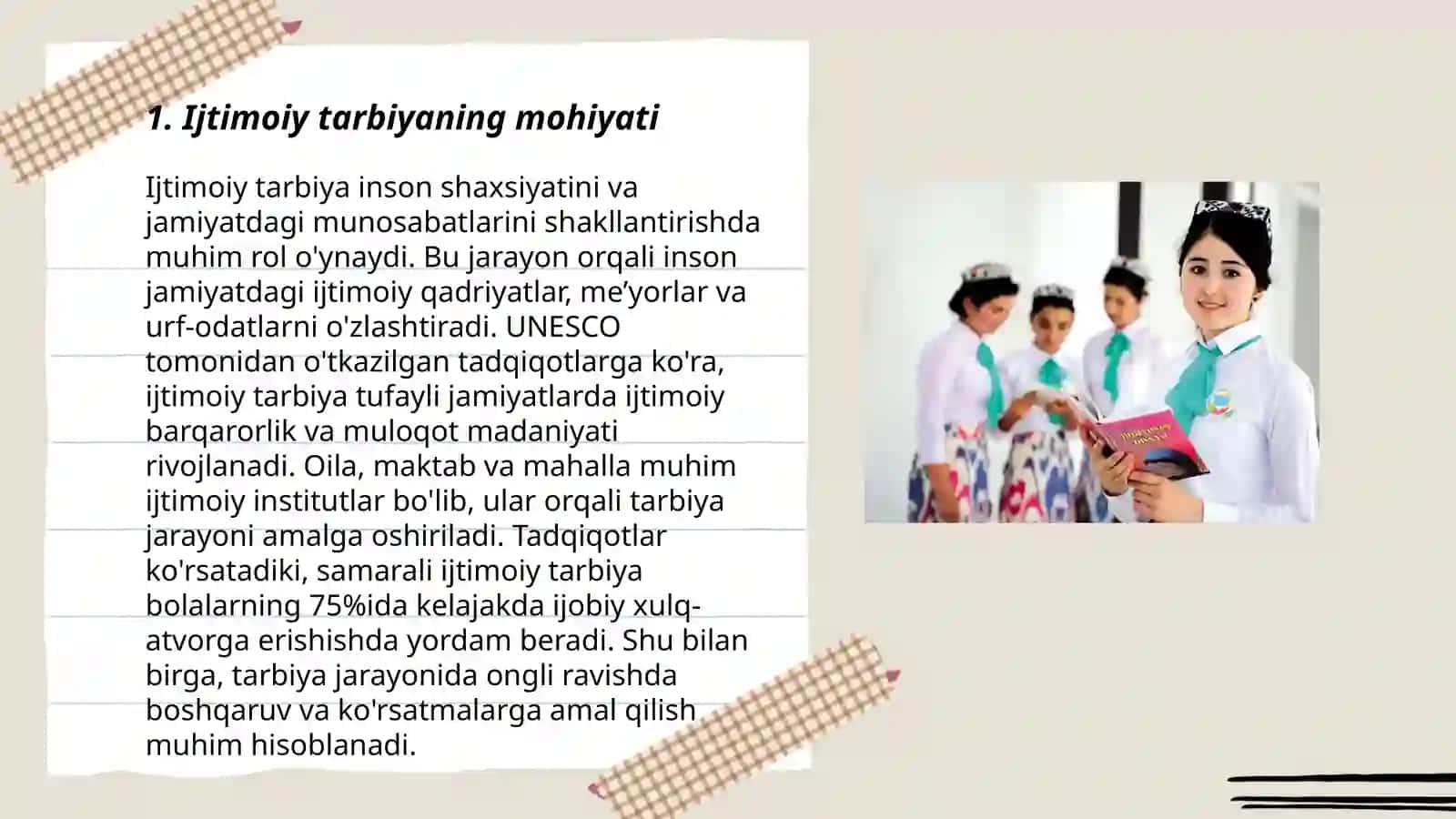 Ijtimoiy tarbiya va uning bosqichlari 3