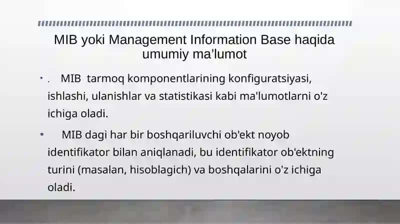 MIB nima uchun ishlatiladi? 3