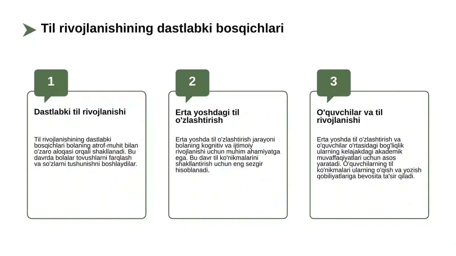 Erta yoshda til o'zlashtirish va o'quvchilar 3