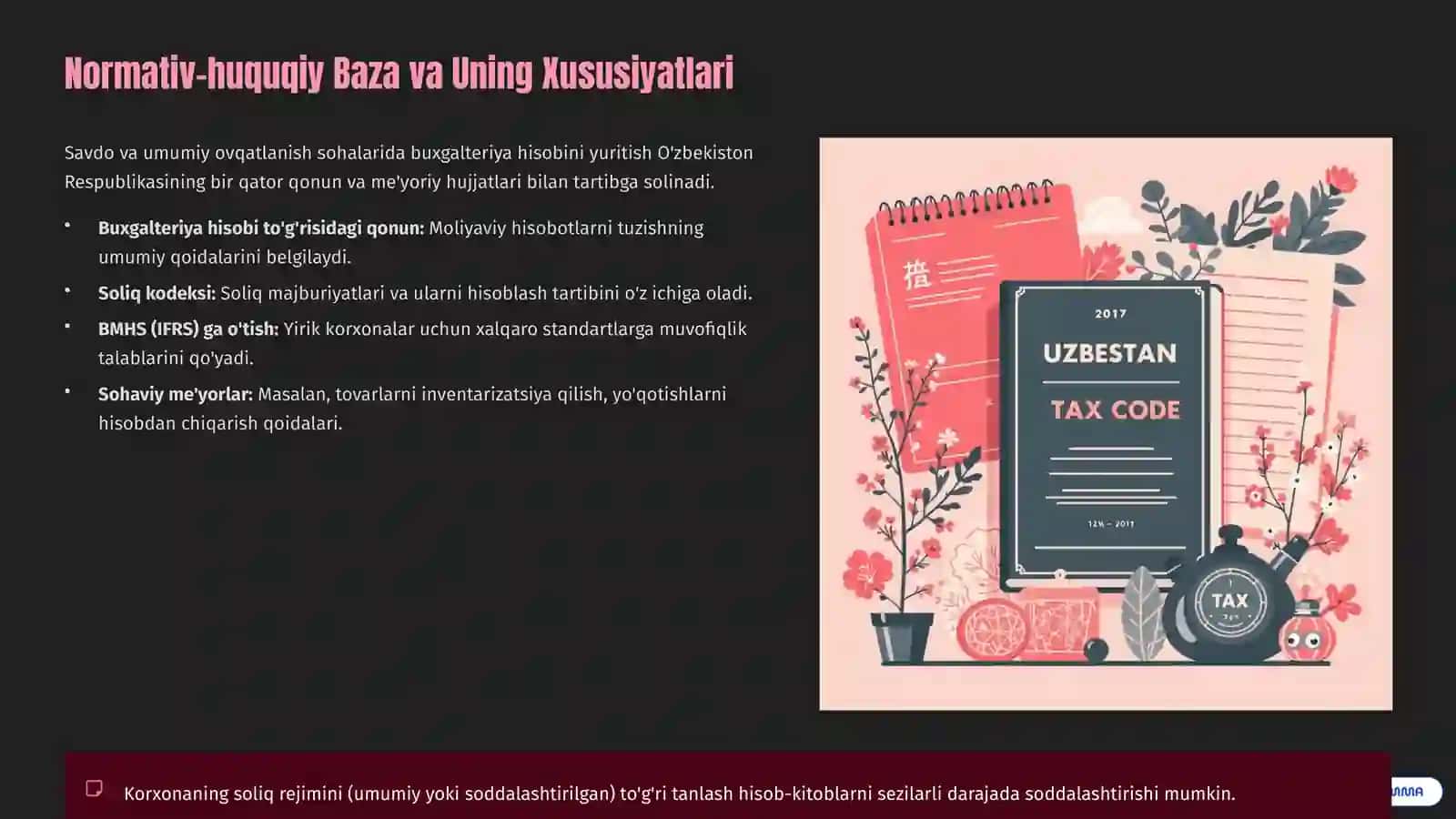 Savdo va Umumiy Ovqatlanish Korxonalarida Buxgalteriya Hisobini Tashkil Qilish 3