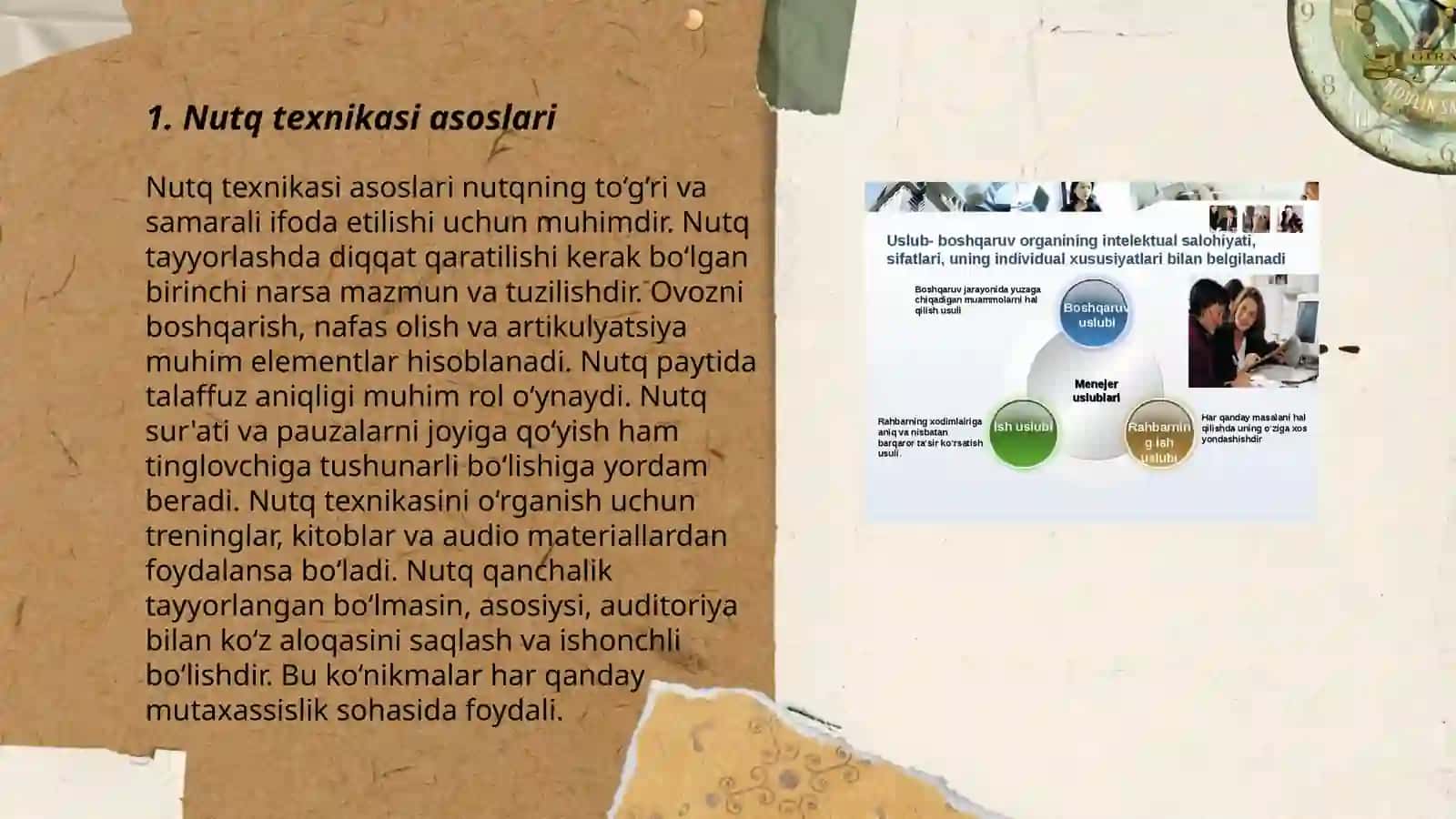 Nutq texnikasi va madaniyati. Oʻz oʻzini tarbiyalash 3