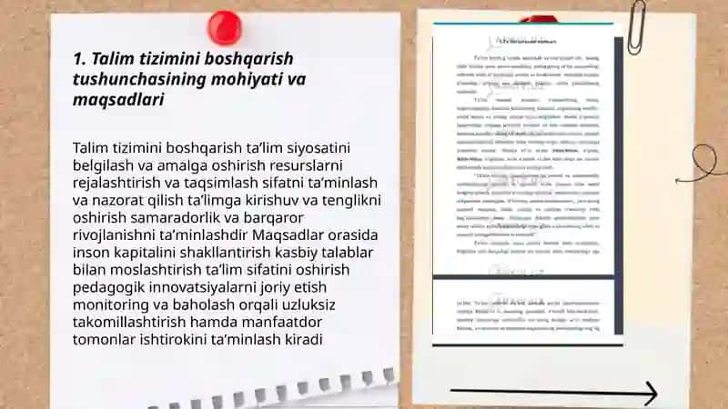 Talim tizimini boshqarish qonuniyatlari va tamoyillari tushunchalar mazmuni 3