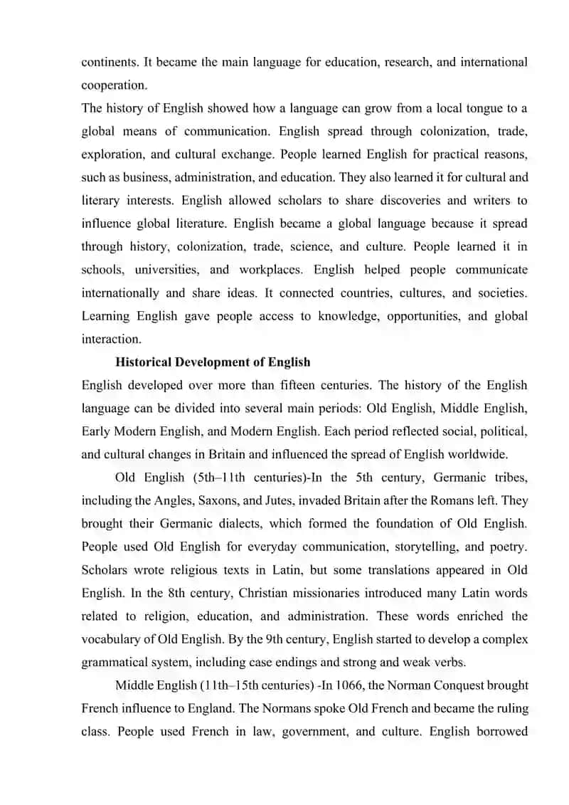 The Role of English asa global Language, past simple tense 3