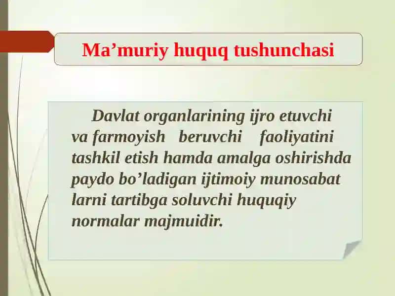 MAMURIY HUQUQIY SHARTNOMALAR TUSHINCHASI 3