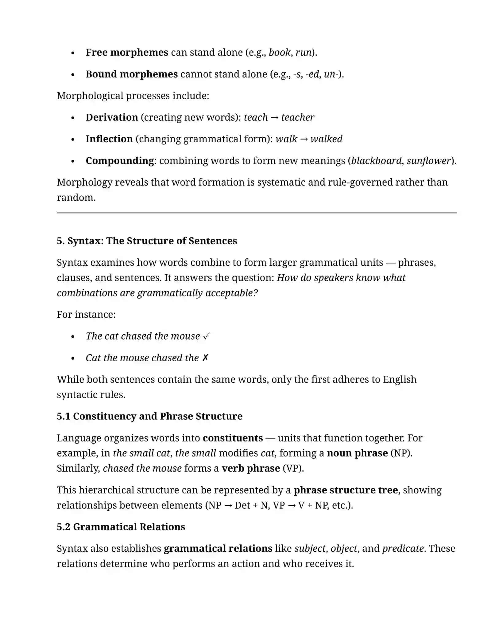 Lecture: Language, Sounds, and Structures 3