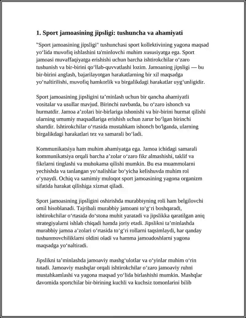 SPORT JAMOASINING JIPSLIGI VA UNI UYUSHTIRISHNING ASOSIY VOSITALARI VA USLUBIY ASOSLARI 3