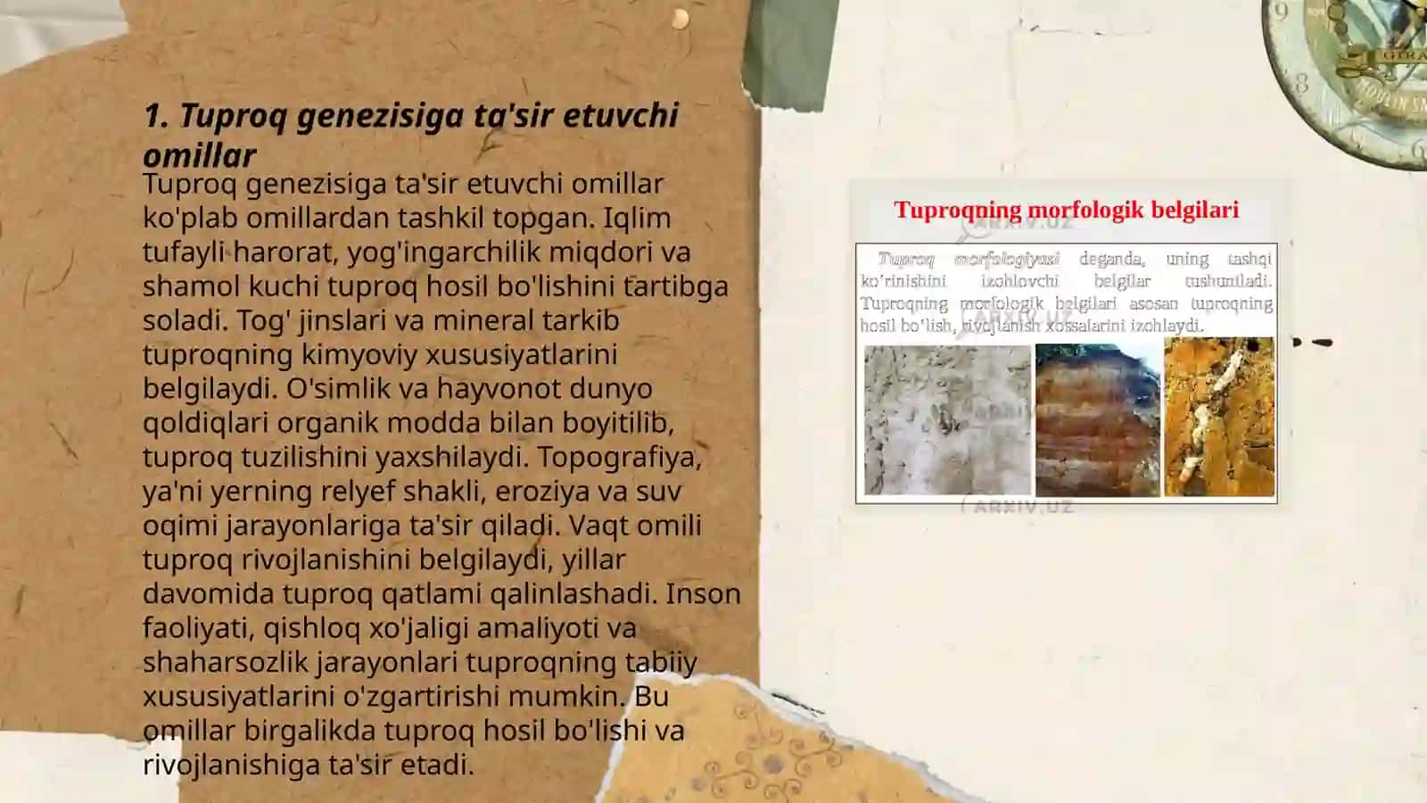 Tuproqning genezisi klassifikatsiyasi va geografiyasi 3