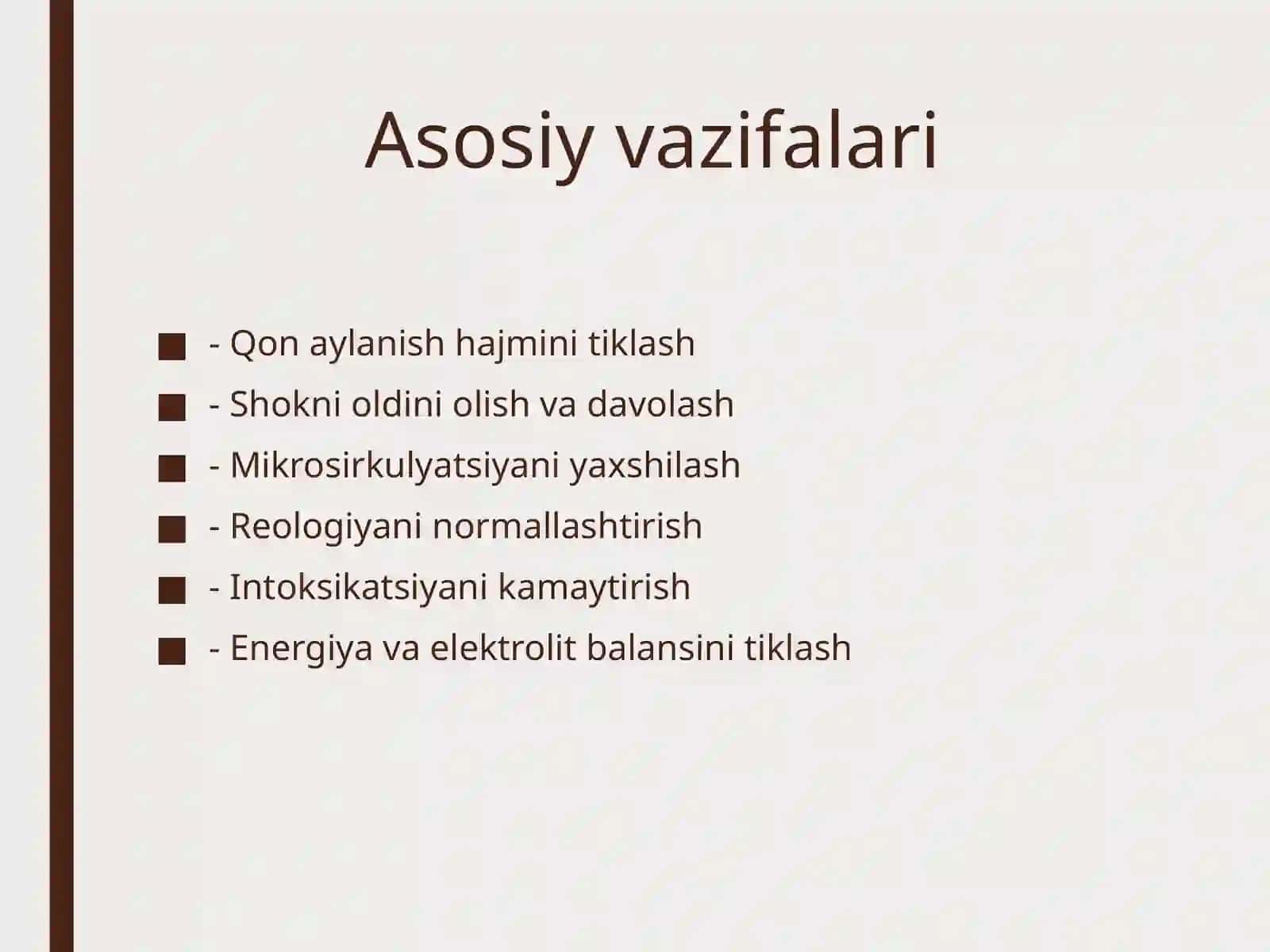 Qon o‘rnini bosuvchi suyqliklar –Ta’rif 3