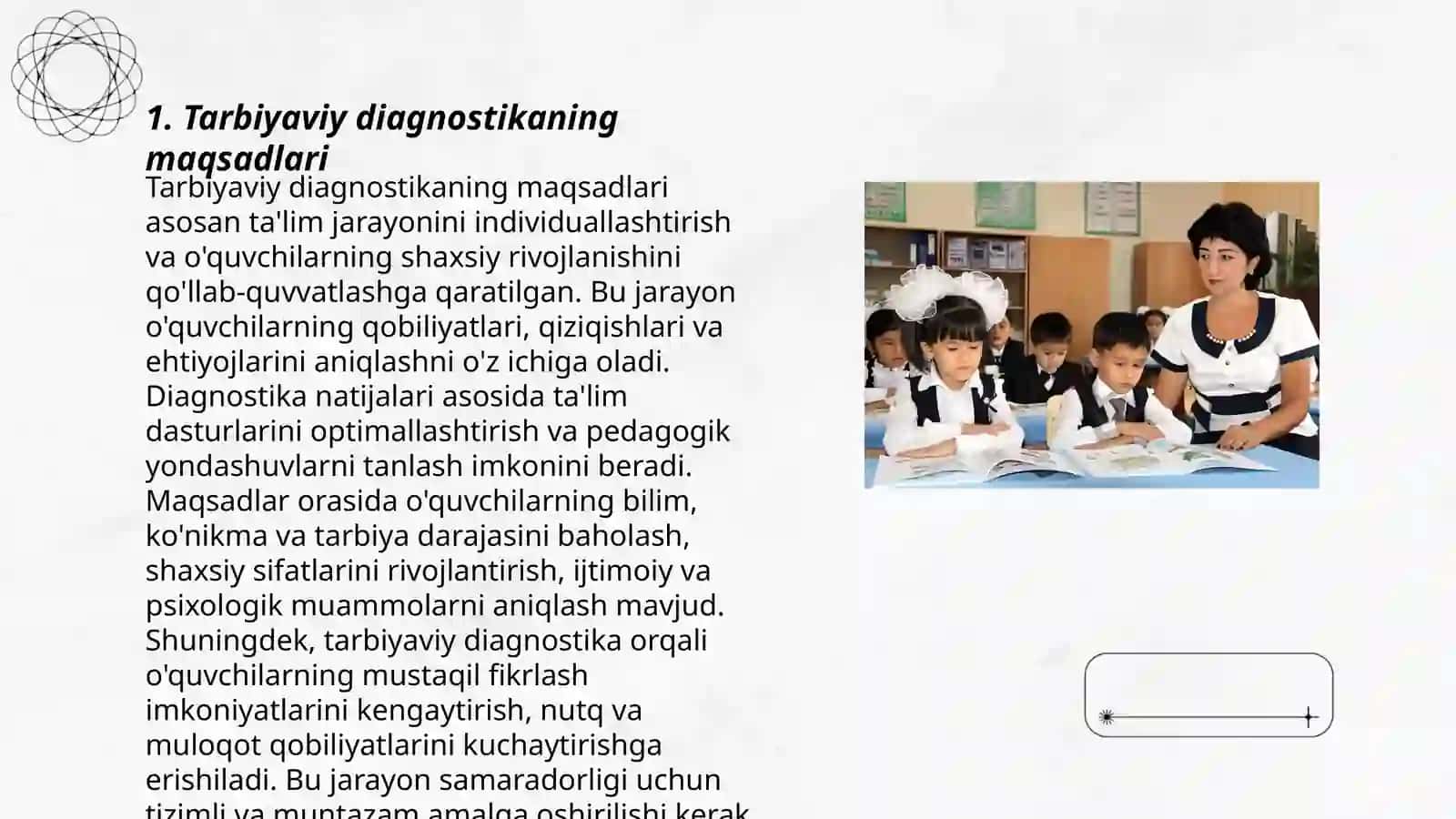 Tarbiya diagnostikasining mohiyati va funktsiyalari 3