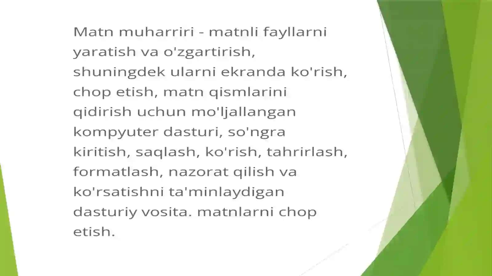 Matn muharrirlari va protsessorlari 3