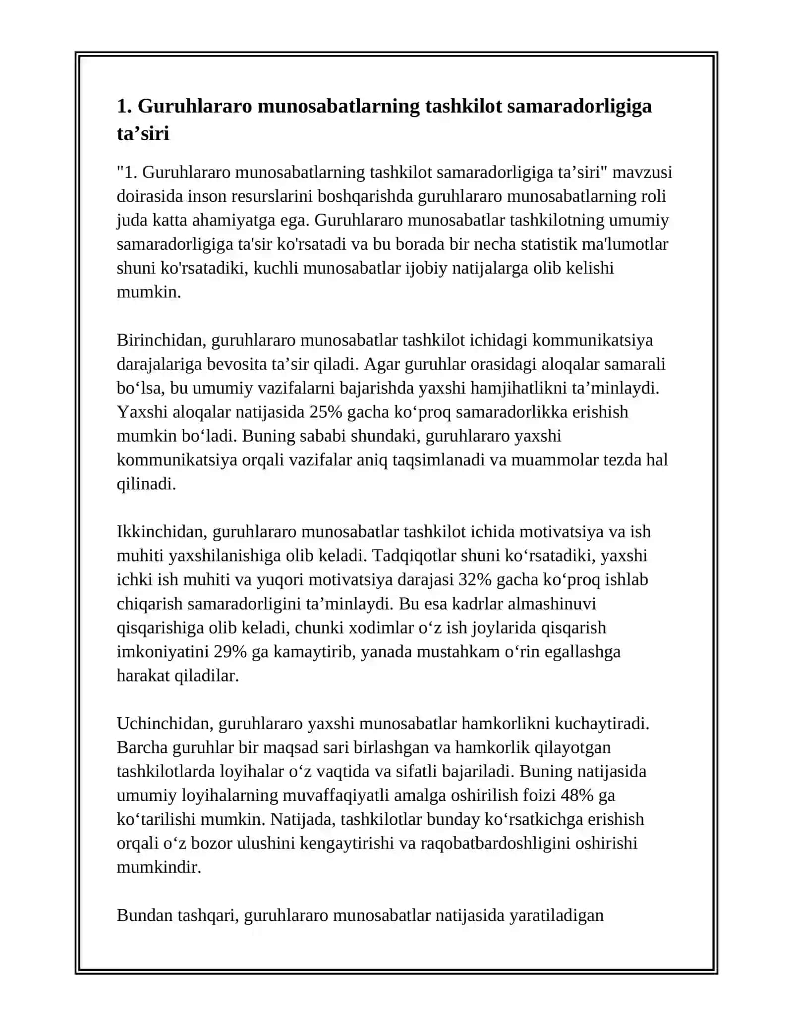 INSON RESURSLARINI BOSHQARISHDA GURUHLARARO MUNOSABATLAR 3