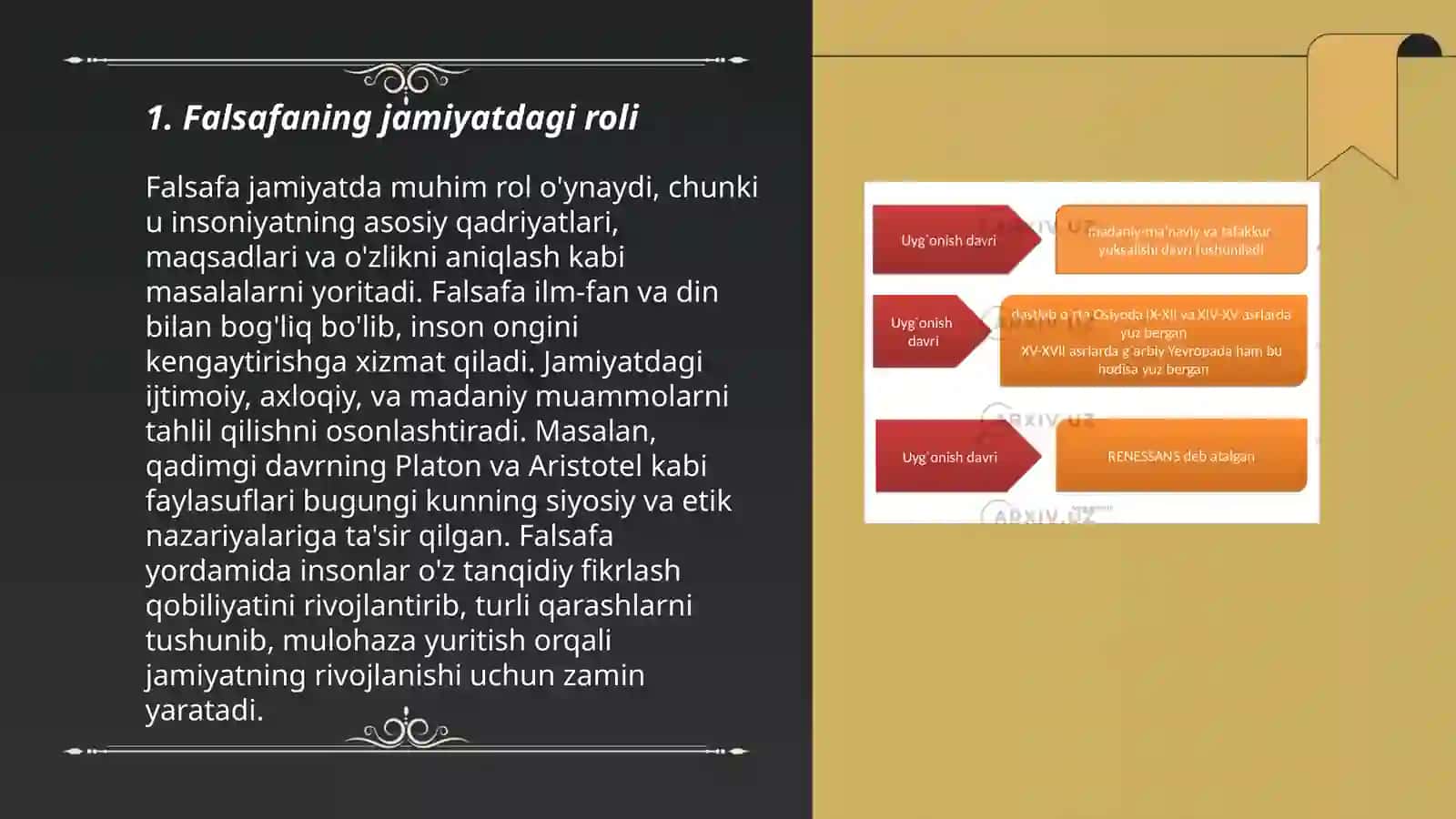 Falsafaning jamiyatdagi roli va tarixiy rivojlanishi 3