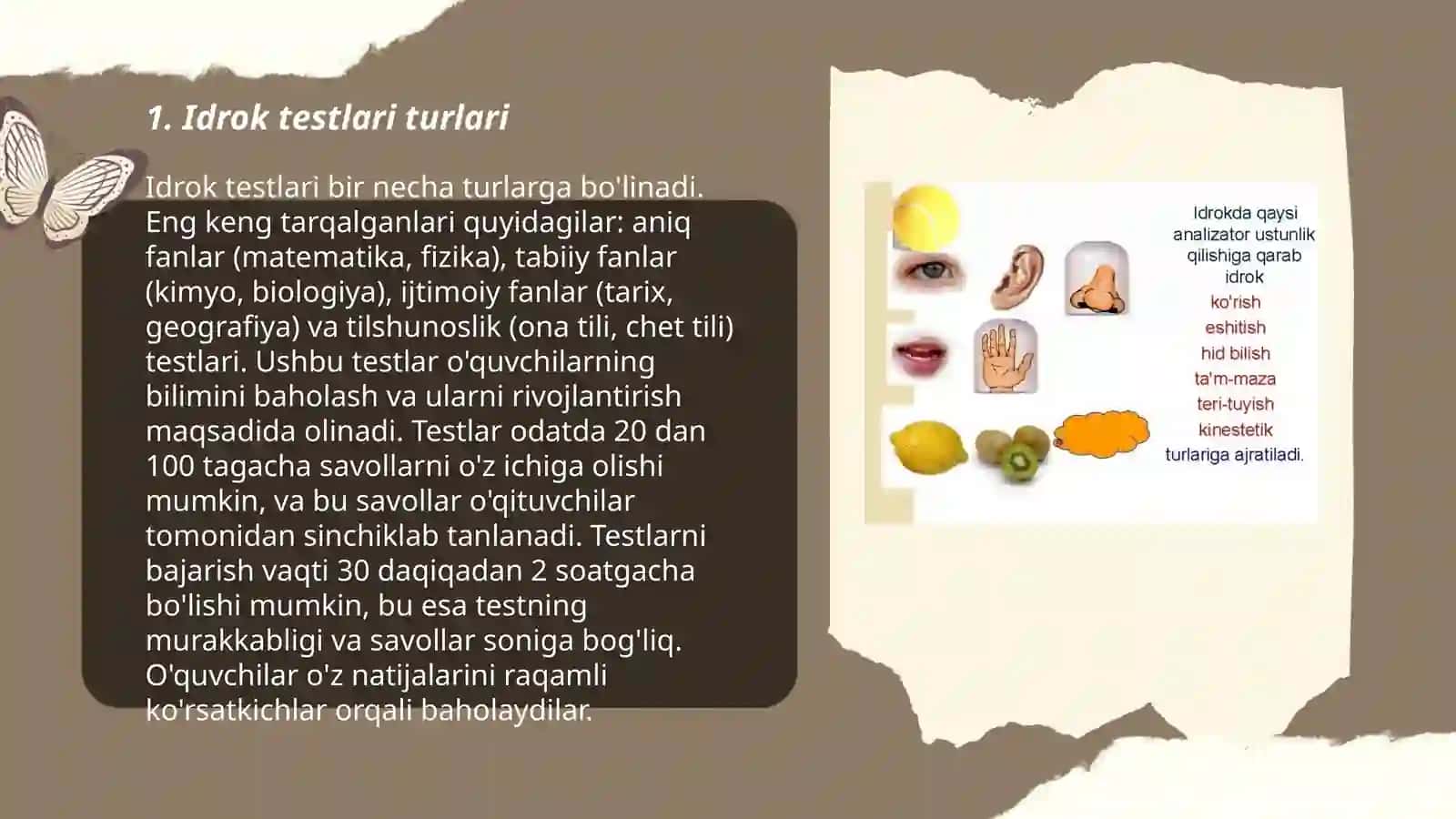 Idrok testlari va tibbiyotdagi ahamiyati 3