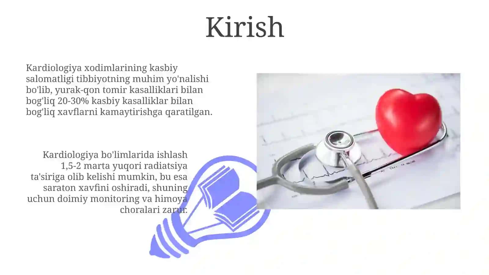 Kardiologiyada tibbiyot xodimlari mehnat gigiyenasining oʻziga xos tomonlari 3