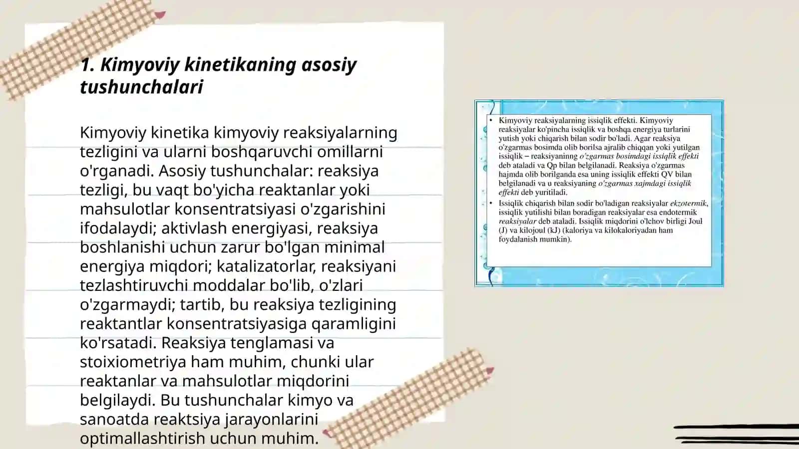 Kimyoviy reaksiyalarning kinetik qonuniyatlari asosida kinetik parametrlarni nazariy aniqlash usullari 3