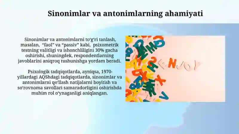 Psixodiagnostik tushunchalar lugʻat-tezaurusu 3