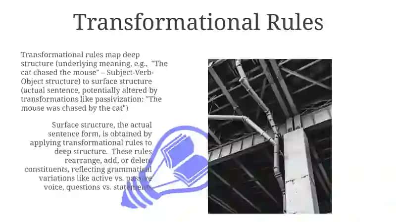 Deep and surface structure of the language 3